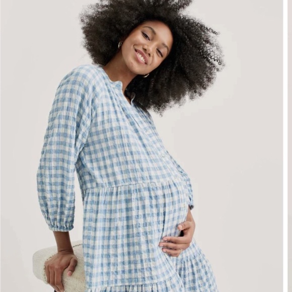 Hatch Dresses & Skirts - HATCH Aurora dress in blue gingham